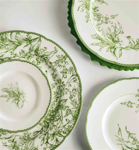 dior green plate|dior tableware.